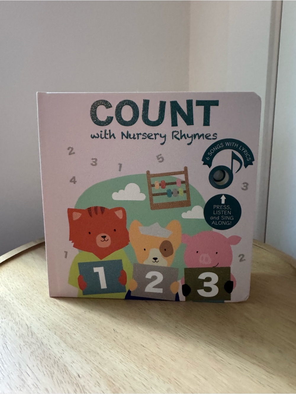 Cali’s Books “Count with Nursery Rhymes” Musical Board Book